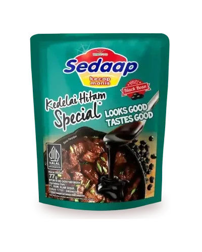 Kecap Sedaap Kedelai Hitam Special 77g